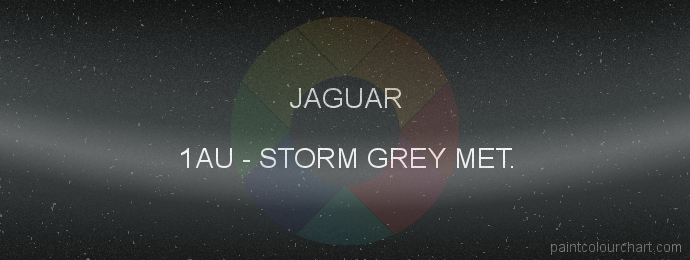 Jaguar paint 1AU Storm Grey Met.
