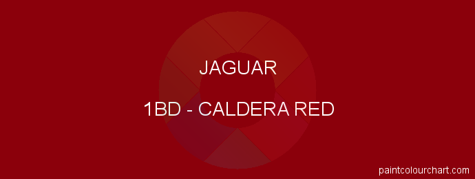 Jaguar paint 1BD Caldera Red