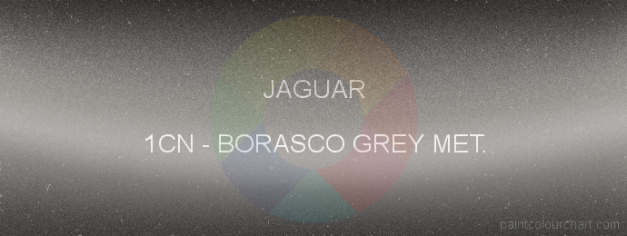 Jaguar paint 1CN Borasco Grey Met.