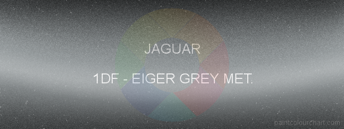 Jaguar paint 1DF Eiger Grey Met.