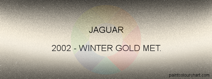 Jaguar paint 2002 Winter Gold Met.