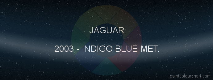 Jaguar paint 2003 Indigo Blue Met.