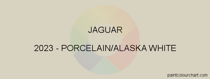 Jaguar paint 2023 Porcelain/alaska White