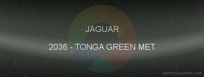 Jaguar paint 2036 Tonga Green Met.