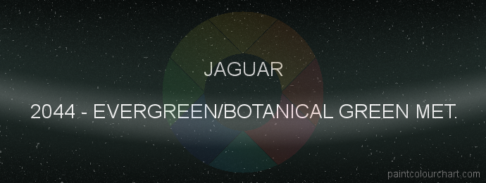 Jaguar paint 2044 Evergreen/botanical Green Met.