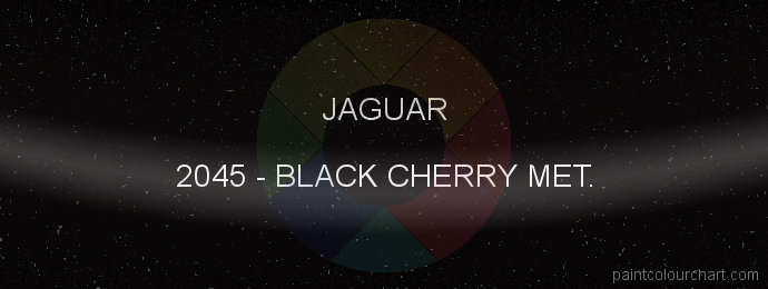 Jaguar paint 2045 Black Cherry Met.