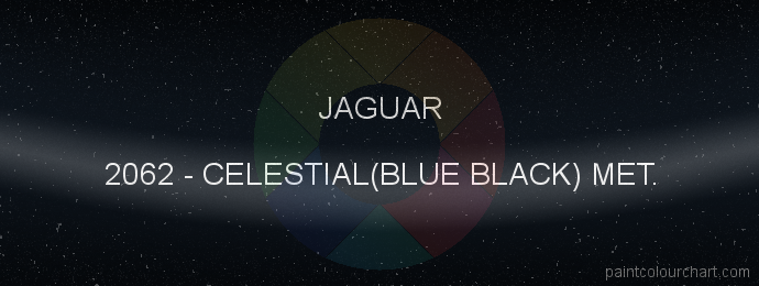Jaguar paint 2062 Celestial(blue Black) Met.