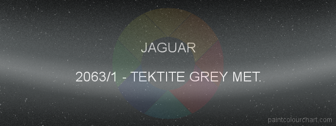 Jaguar paint 2063/1 Tektite Grey Met.