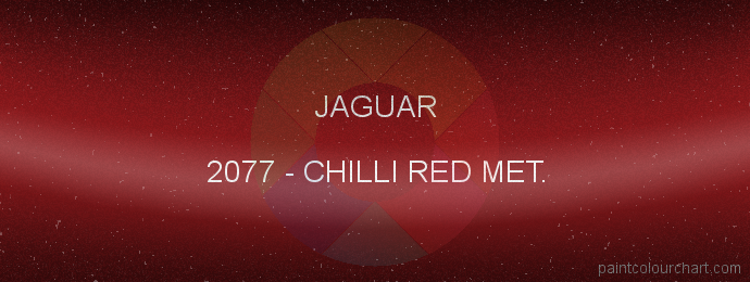 Jaguar paint 2077 Chilli Red Met.