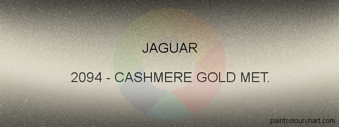 Jaguar paint 2094 Cashmere Gold Met.