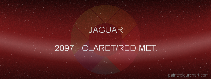 Jaguar paint 2097 Claret/red Met.