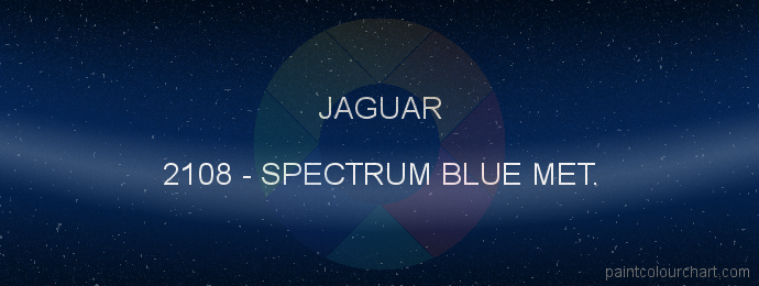 Jaguar paint 2108 Spectrum Blue Met.