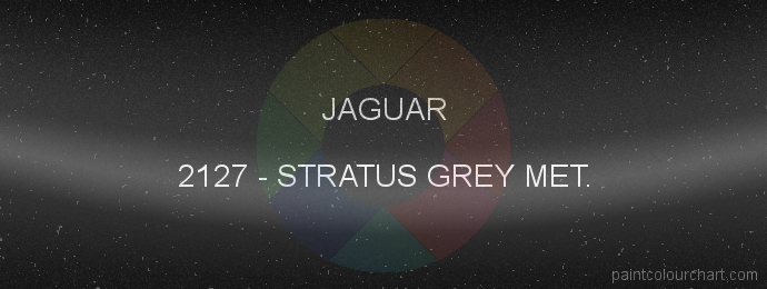 Jaguar paint 2127 Stratus Grey Met.