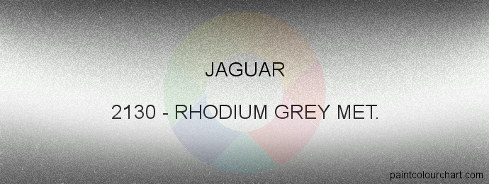 Jaguar paint 2130 Rhodium Grey Met.