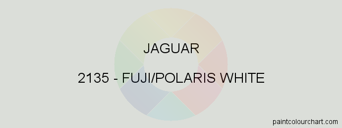 Jaguar paint 2135 Fuji/polaris White