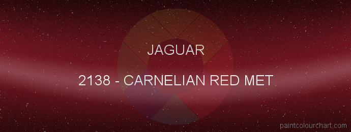 Jaguar paint 2138 Carnelian Red Met