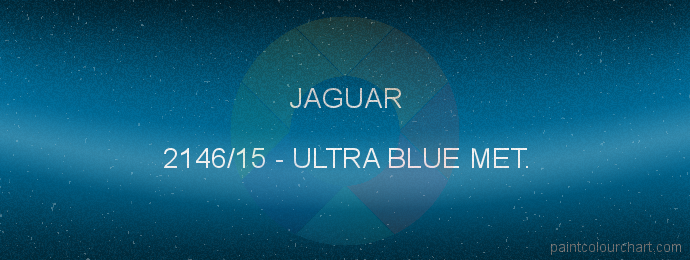 Jaguar paint 2146/15 Ultra Blue Met.