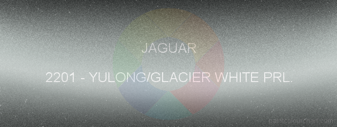 Jaguar paint 2201 Yulong/glacier White Prl.