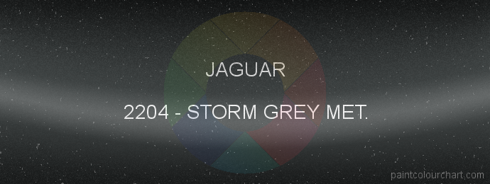 Jaguar paint 2204 Storm Grey Met.