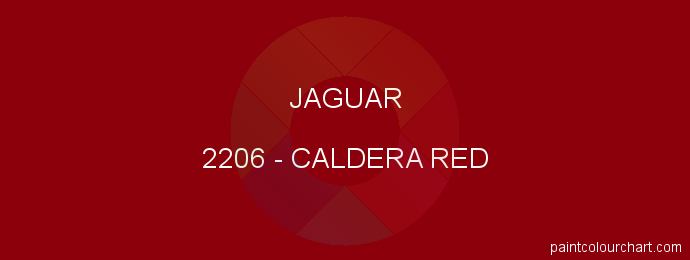 Jaguar paint 2206 Caldera Red