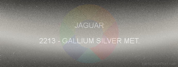 Jaguar paint 2213 Gallium Silver Met.