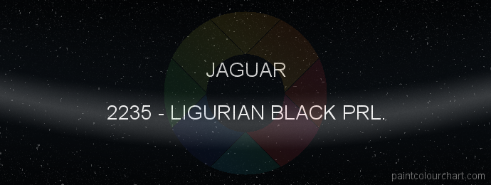 Jaguar paint 2235 Ligurian Black Prl.