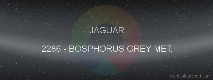 Jaguar paint 2286 Bosphorus Grey Met.