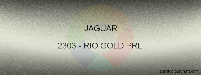 Jaguar paint 2303 Rio Gold Prl.