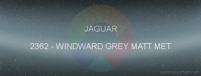 Jaguar paint 2362 Windward Grey Matt Met.