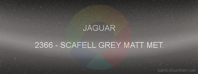 Jaguar paint 2366 Scafell Grey Matt Met.