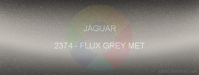 Jaguar paint 2374 Flux Grey Met.