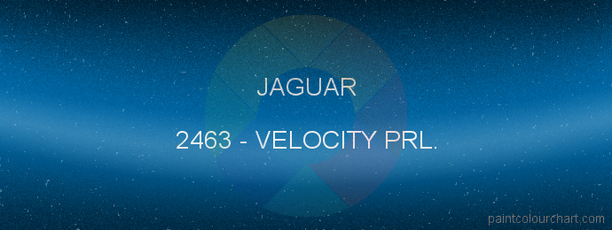 Jaguar paint 2463 Velocity Prl.