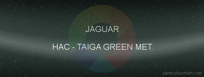 Jaguar paint HAC Taiga Green Met.