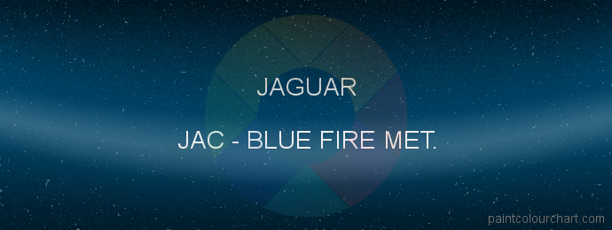 Jaguar paint JAC Blue Fire Met.