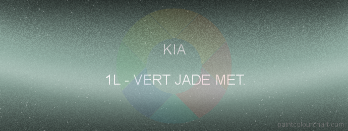 Kia paint 1L Vert Jade Met.