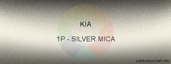 Kia paint 1P Silver Mica