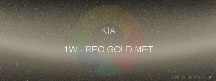 Kia paint 1W Reo Gold Met.