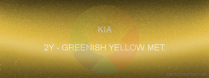 Kia paint 2Y Greenish Yellow Met.
