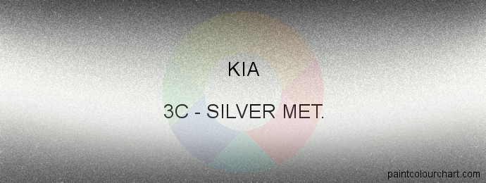 Kia paint 3C Silver Met.