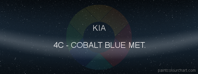 Kia paint 4C Cobalt Blue Met.