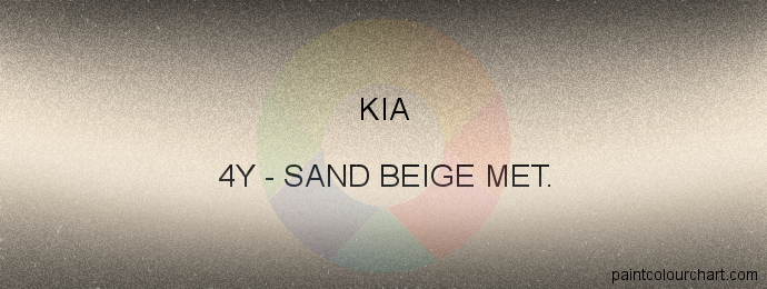 Kia paint 4Y Sand Beige Met.