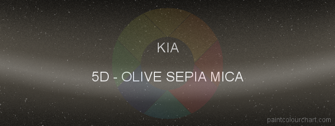 Kia paint 5D Olive Sepia Mica