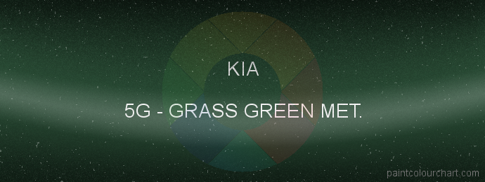 Kia paint 5G Grass Green Met.