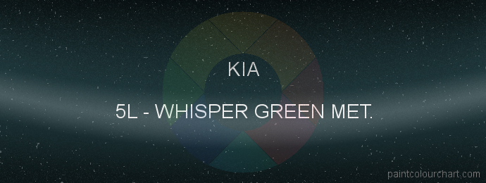 Kia paint 5L Whisper Green Met.
