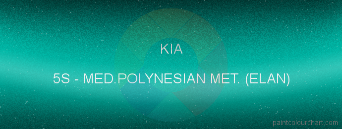 Kia paint 5S Med.polynesian Met. (elan)