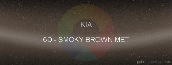 Kia paint 6D Smoky Brown Met.