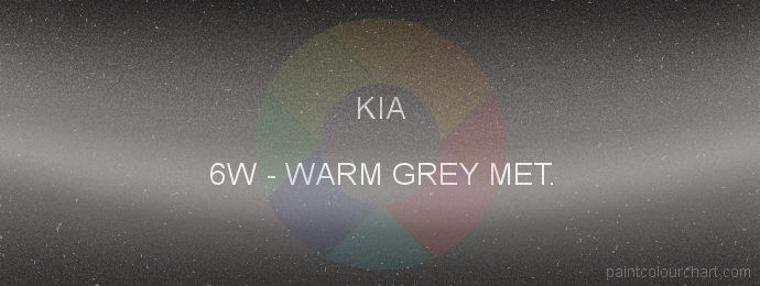 Kia paint 6W Warm Grey Met.