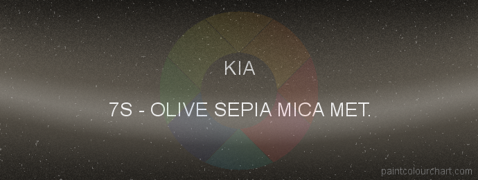 Kia paint 7S Olive Sepia Mica Met.