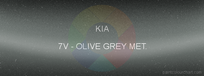 Kia paint 7V Olive Grey Met.