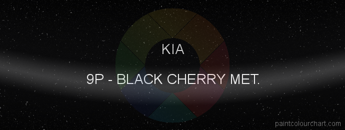 Kia paint 9P Black Cherry Met.